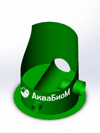 Колодец разделительный «АкваБиоМ» (с логотипом)
