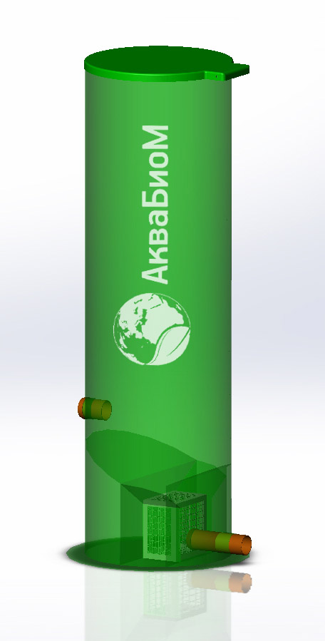 Сборка колодца с сороудерживающей решеткой (с логотипом)